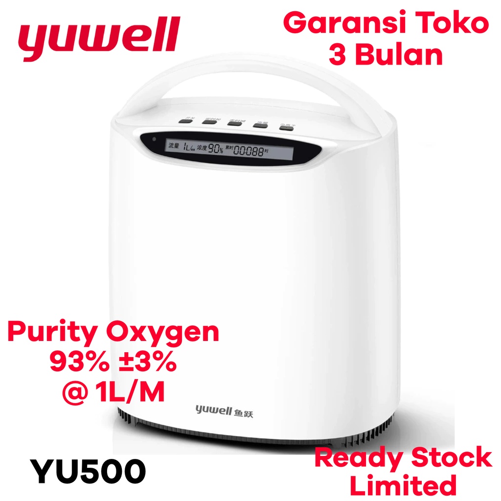 Yuwell YU500 Oxygen Concentrator Homecare Mesin Generator Oksigen