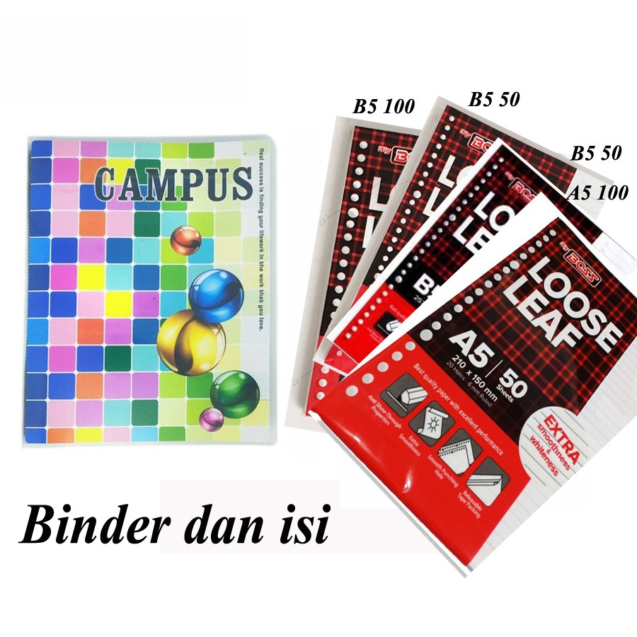

Paket Hemat Binder Book + isi 1 PAKET TEMPAT SAMA ISI