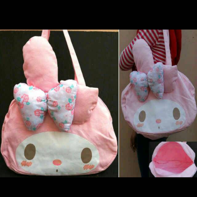 

Tas samping melody pita timbul ori sanrio