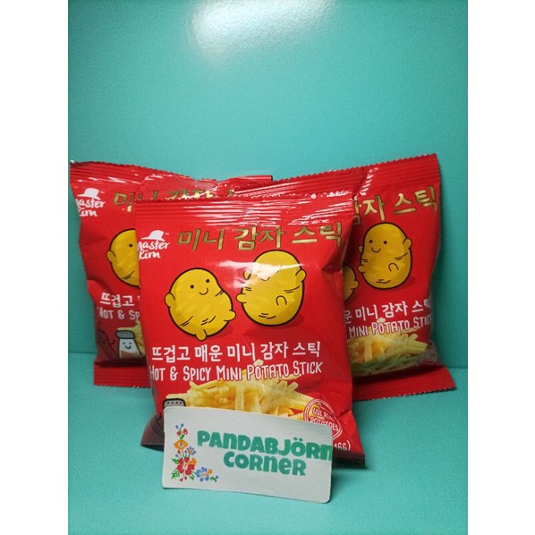 [ IMPOR ] Master Kim Hot & Spicy Mini Potato Stick ( Makanan / Snack Impor Malaysia)