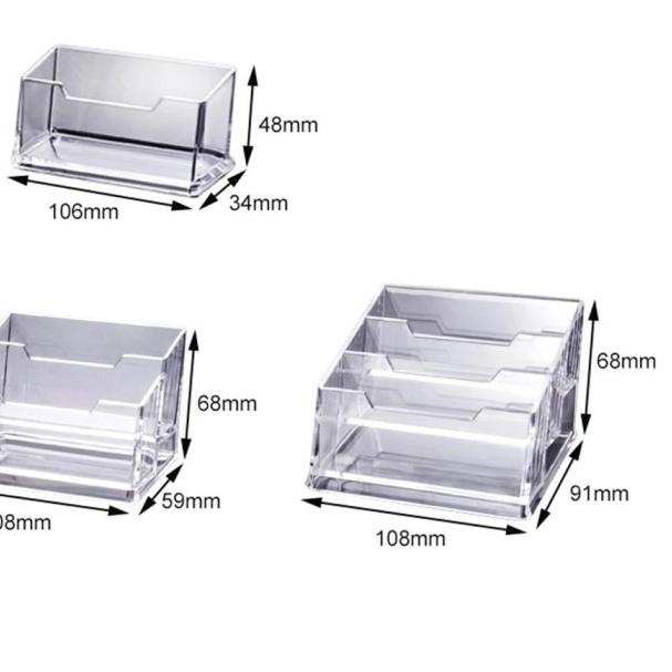 

✅Viral Banget❤ Stand Kartu Nama Akrilik - Tempat Name Card Acrylic Holder Kotak paling murah