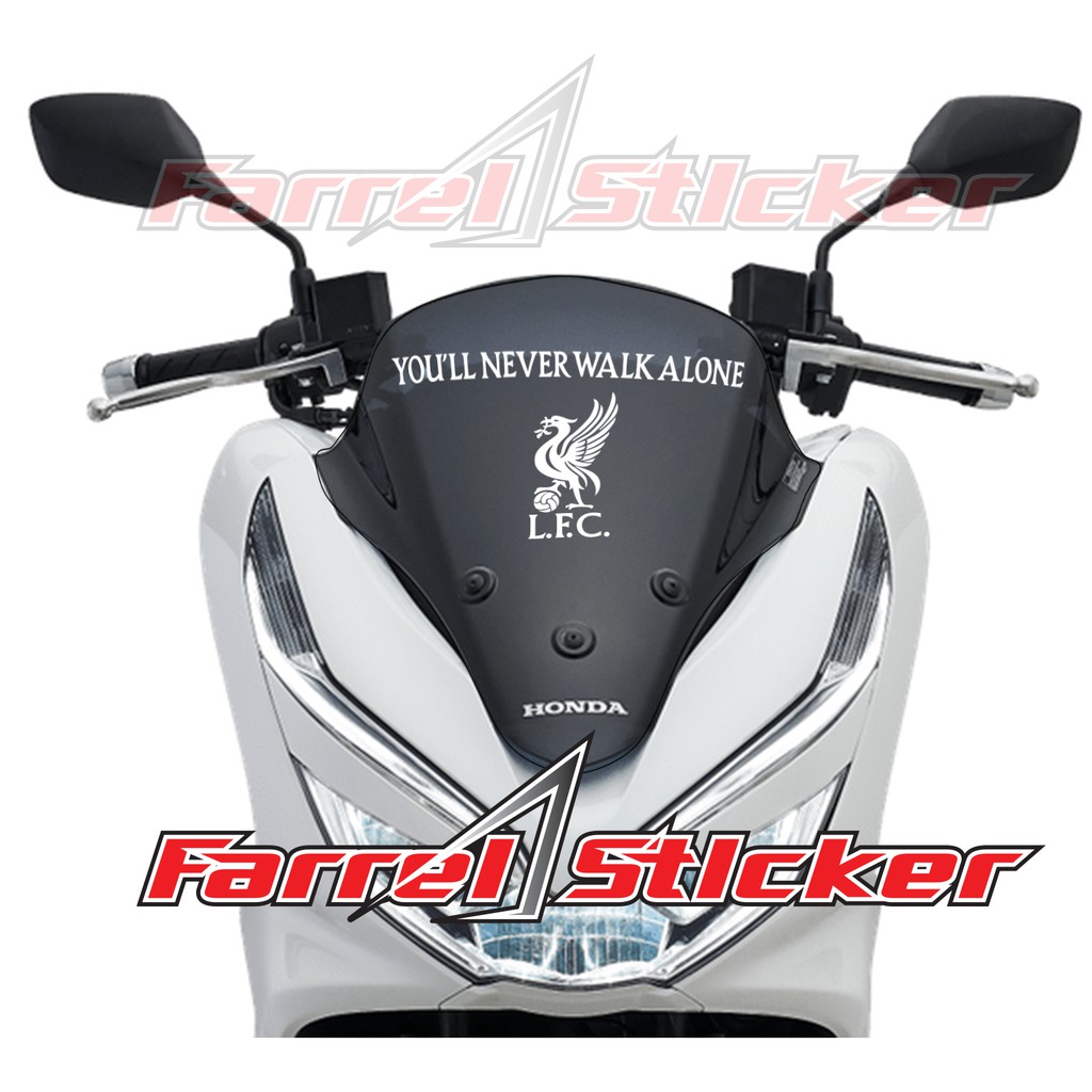 stiker  liverpool sticker LFC 30 x 18