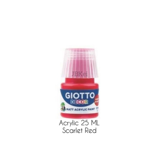 

Cat Akrilik Giotto Decor Acrylic Mat Warna Scarlet Red 25ML 538108 Satuan