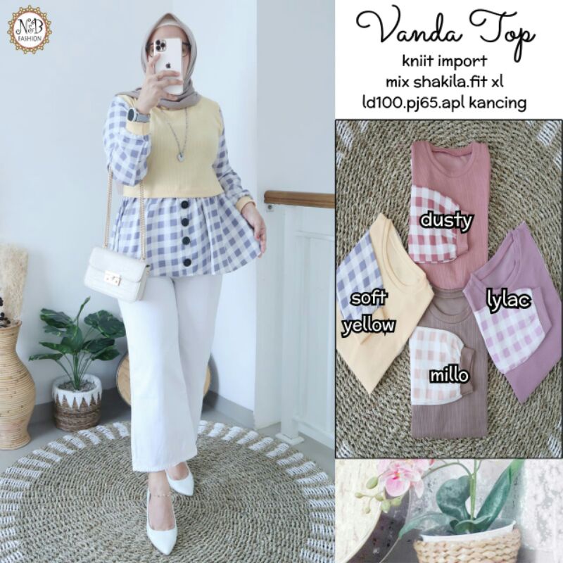 BLOUSE Vanda Top Ori by NB