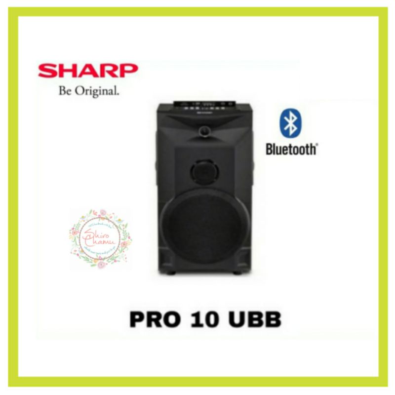 Sharp Pro Active Speaker PRO 10 UBB 10 Inch Bluetooth CBOX-PRO10UBB