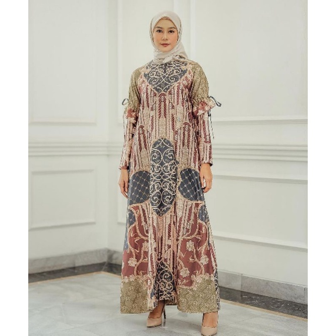 Mariska Dress Maroon by Geulis