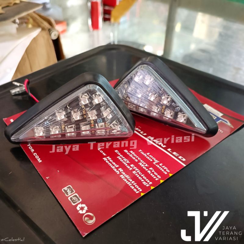 Sein Tempel LED Segitiga/Sen Tempel Ninja/Sein Tempel Segitiga/ Sein led ninja/Sein Tempel Universal