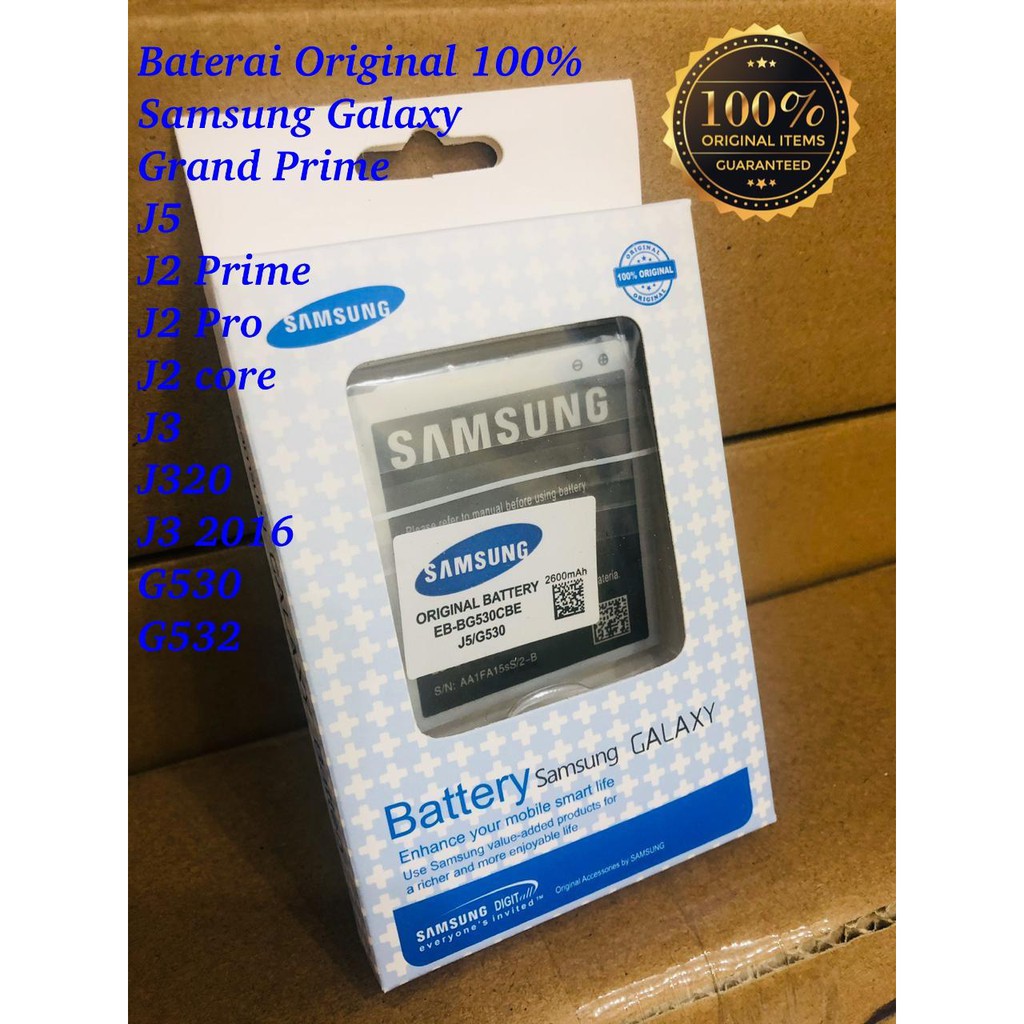 new~Baterai Batre Battery Original Samsung G530 / GRAND PRIME / J5 / J2 PRIME / J3