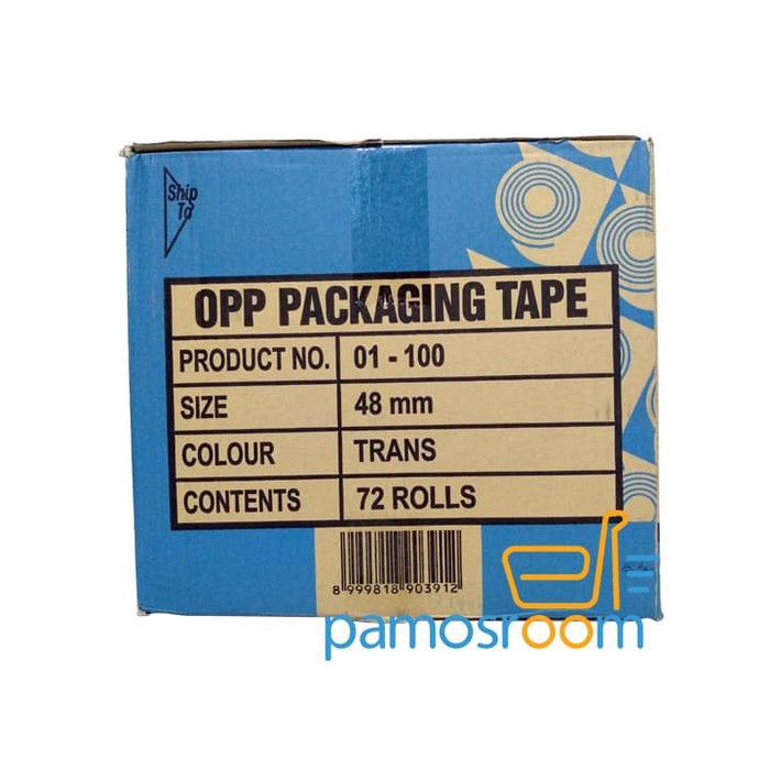 

Murah PROMO GILA 100 DUS LAKBAN DAIMARU BENING 90 YARD 2 INCH .1 DUS @72ROLL - Putih Keren