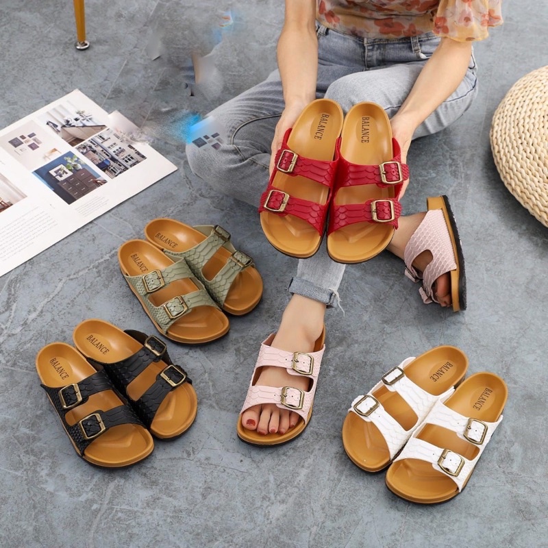 Sandal Birkenz Snek Gesper Dua 8038