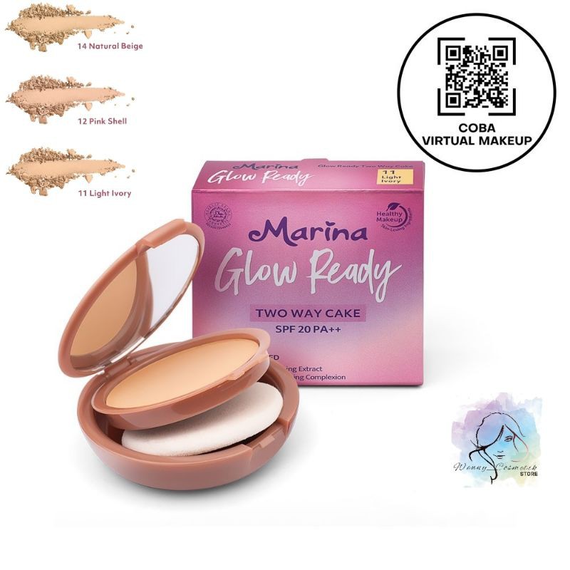 MARINA TWO WAY CAKE GLOW READY SPF 20 PA++