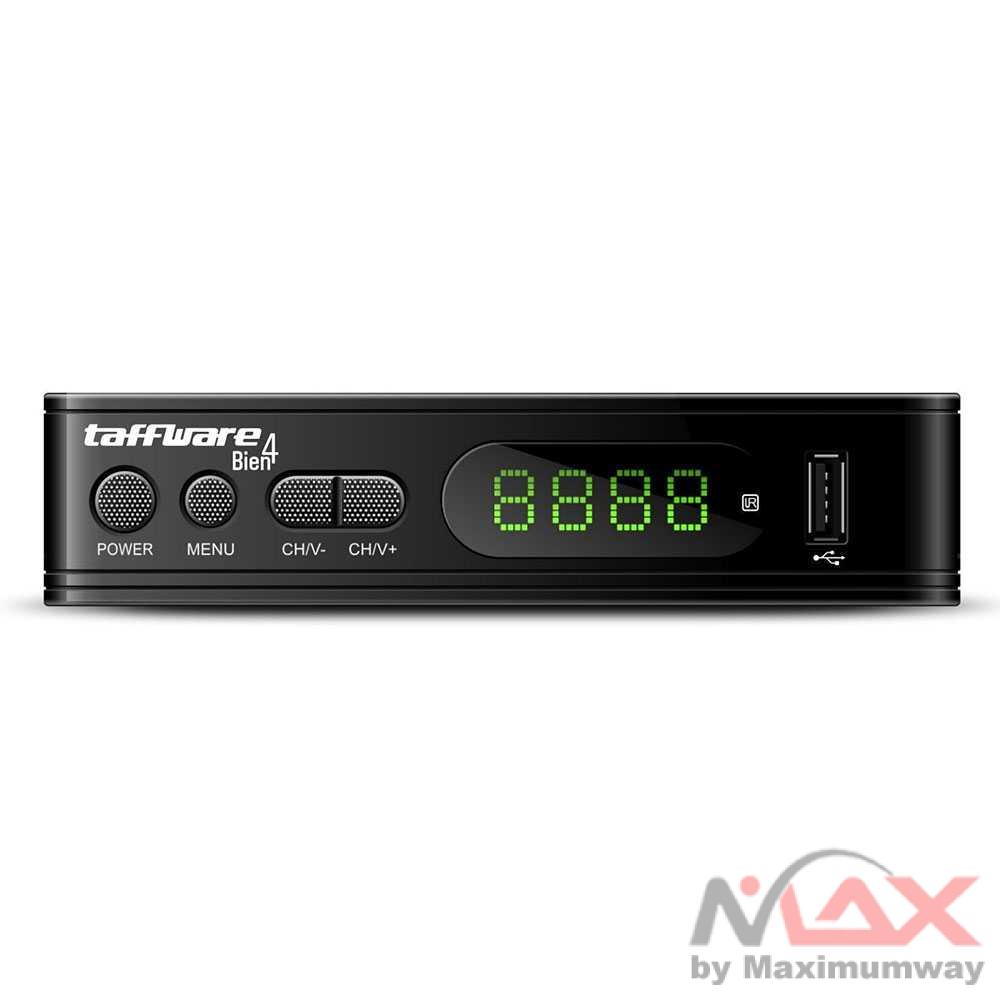 Taffware Bien4 Receiver TV Digital DVB T2 STB DVB-T2 Full HD Semua TV bisa menerima siaran Digital Full HD 1080P DVB-T2 Digital Converter Box with WIFI for Analog TV, Media Player / TV Tuner HDTV Set Top Box, Recording PVR