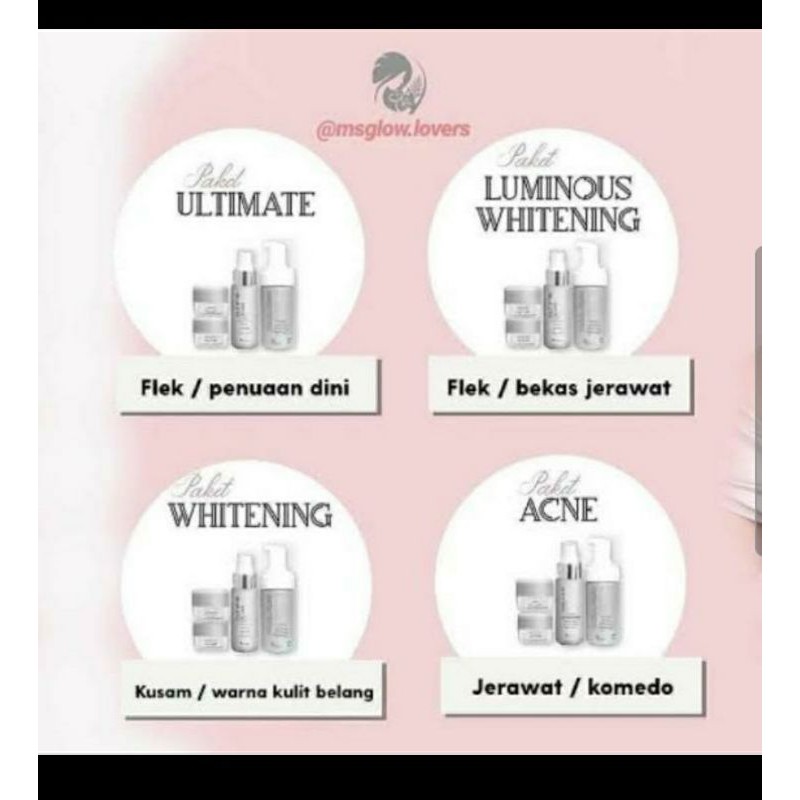 Paket Lengkap MsGlow