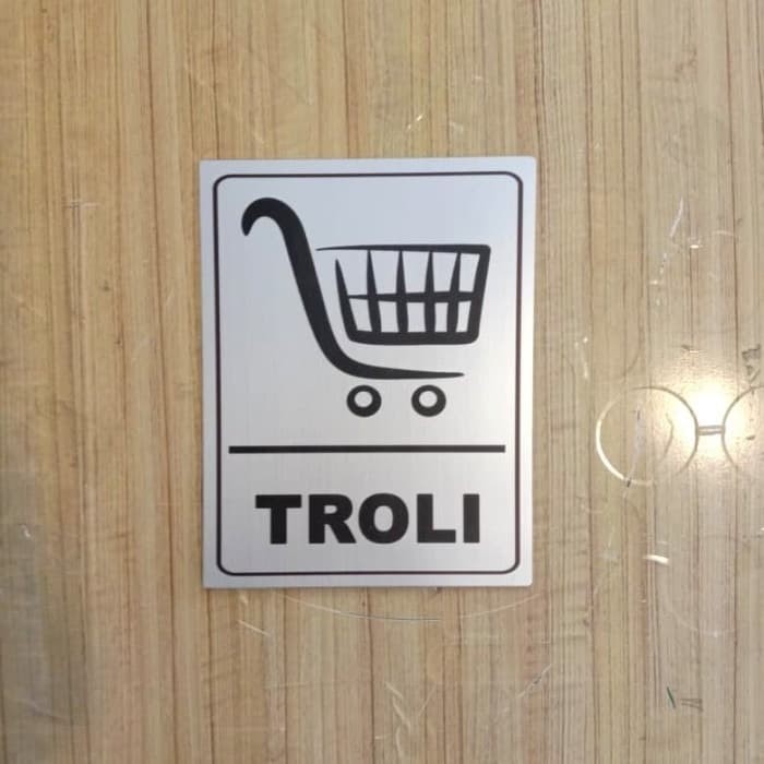 

LABEL TROLI UK 30X20CM LABEL TROLLEY