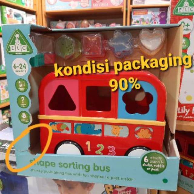 elc bus shape sorter