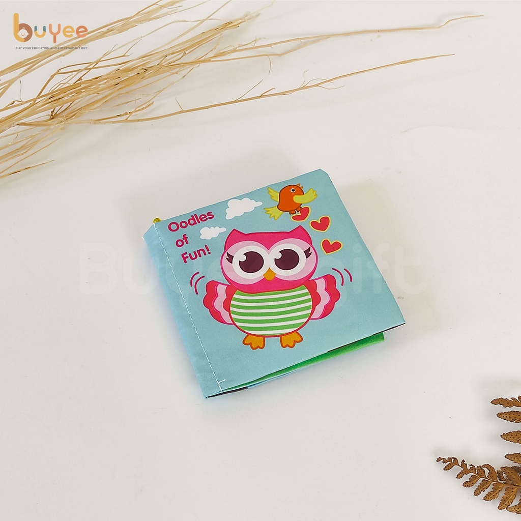 Mini Soft Book | Buku Kain Bayi | Cloth Book Baby 3 Month+