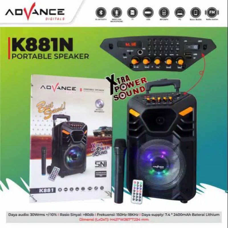 speker advance k881n