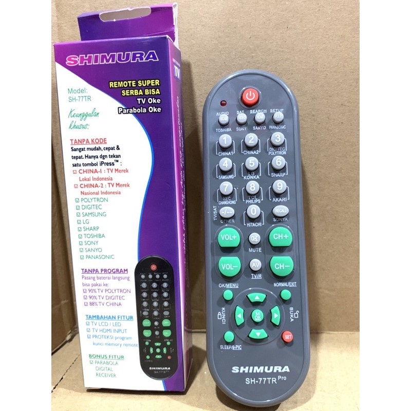 REMOTE REMOT TV RECEIVER PARABOLA REMOT TV TABUNG MERK CINA LG