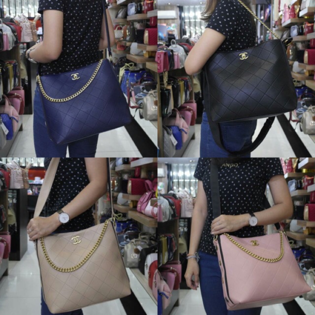 Chanel Button Up Hobo 888 with Dustbag