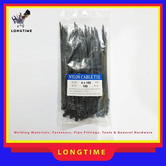 Cable Ties 3.6 x 200mm Kabel Ties Pengikat Kabel Ties Cable Tie 100Pcs