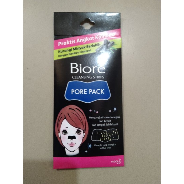 Biore Pore Pack Black Plaster Hidung Penghilang Komedo