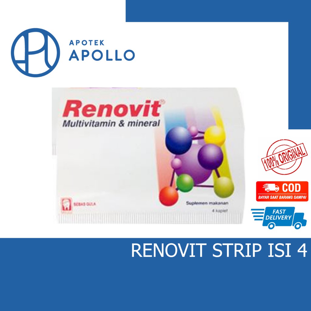 RENOVIT MULTIVITAMIN STRIP ISI 4