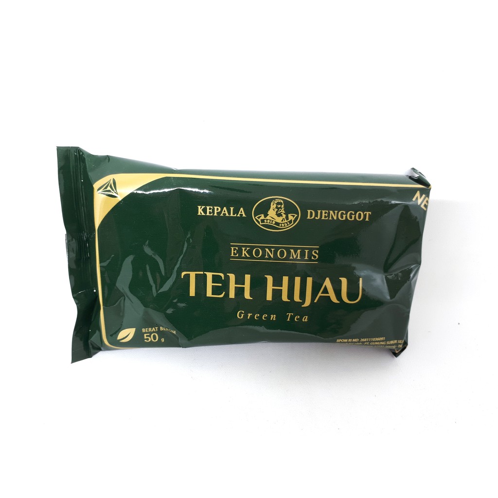 Teh Hijau Green Tea Ekonomis Kepala Djenggot 50 Gram Indonesia