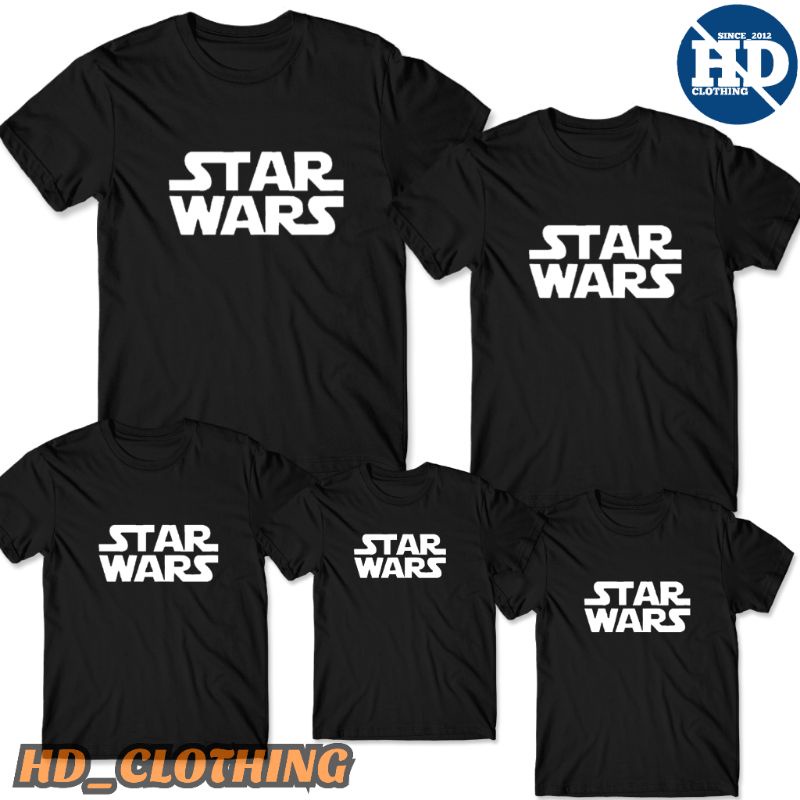 KAOS PRIA DEWASA MOTIF STARWARS