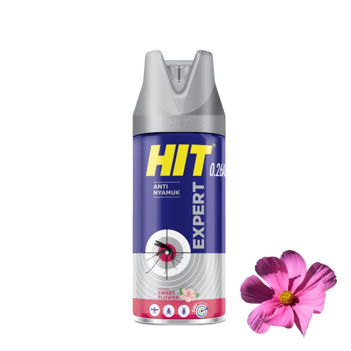 Hit Aerosol spray anti nyamuk / Hit Expert 200ml / Obat nyamuk Semprot