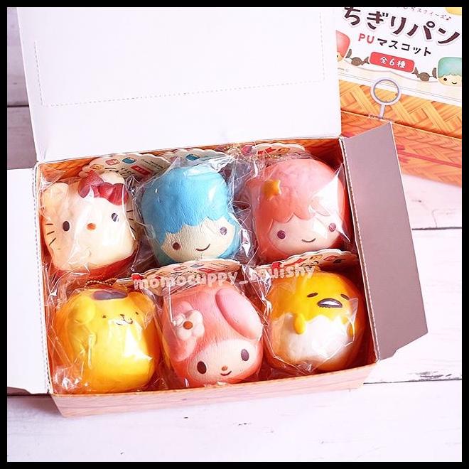 character chigiri bread Squishy licensed by sanrio (ORIGINAL JEPANG)