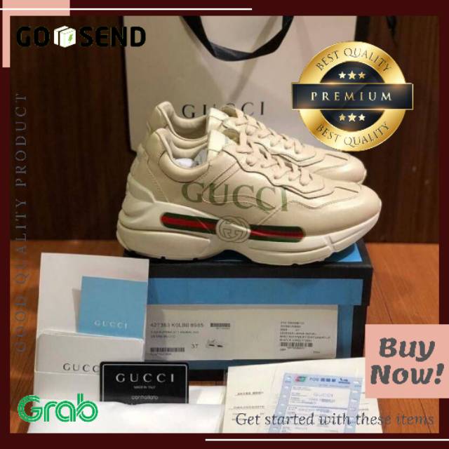 SEPATU SNEAKERS WANITA GUCCYI RYHTON NY NEWYORK WITH SERTIFIKAT