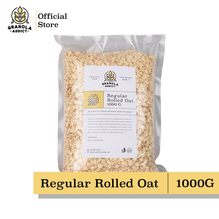 

Terbaru Rolled Oat 1KG - Granola Addict Ingredients Terbaru