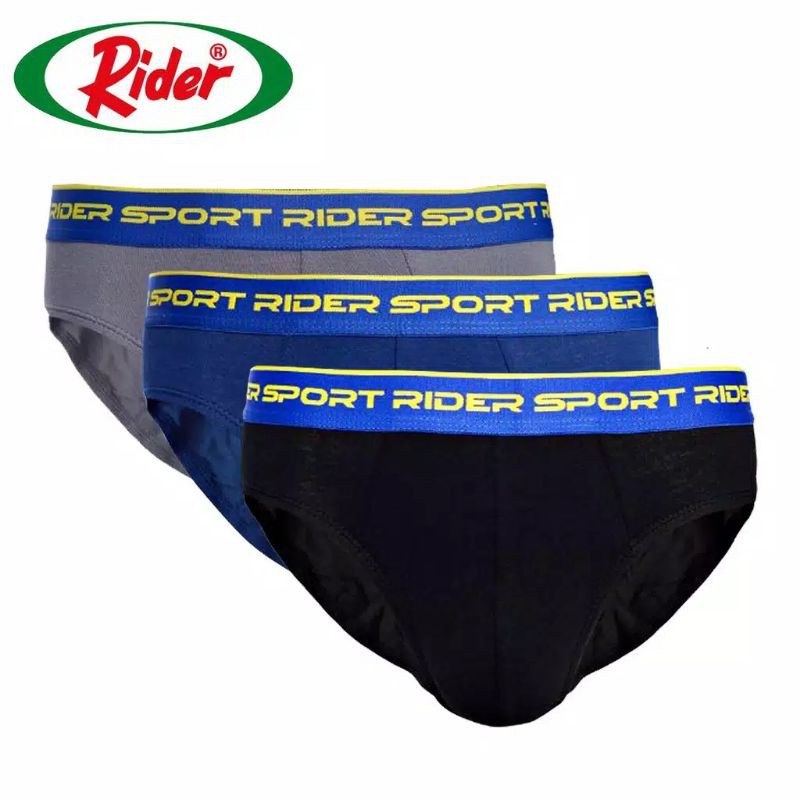 Celana Dalam RIDER Sport R761B Briefs Isi 3  ORIGINAL 100%/modernjombang