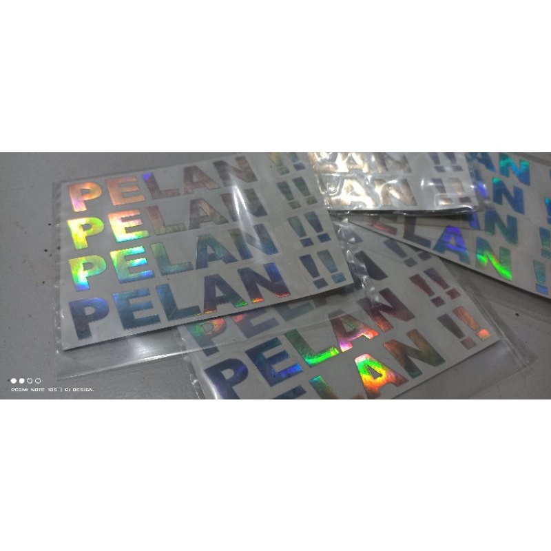

STIKER PELAN !! HOLOGRAM