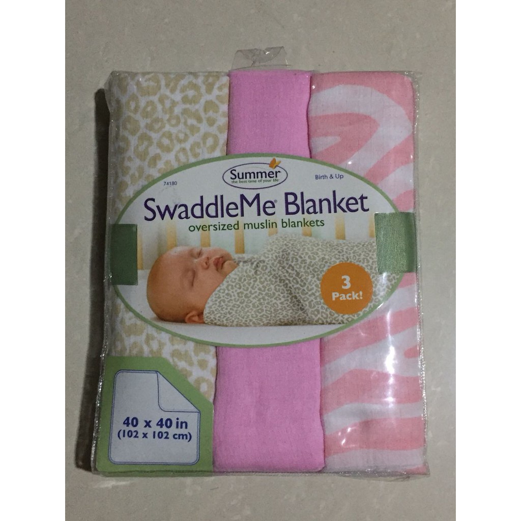 Bedong Bayi SwaddleME  MUSLIN Summer Infant