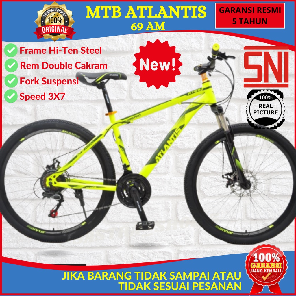 Sepedah Sepeda Gunung Mtb Atlantis 26 Inch Terbaru