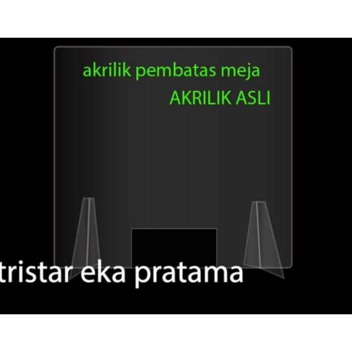

Paper | Akrilik Pembatas Meja (120X 50Cm)(3Mm) Murah Baru