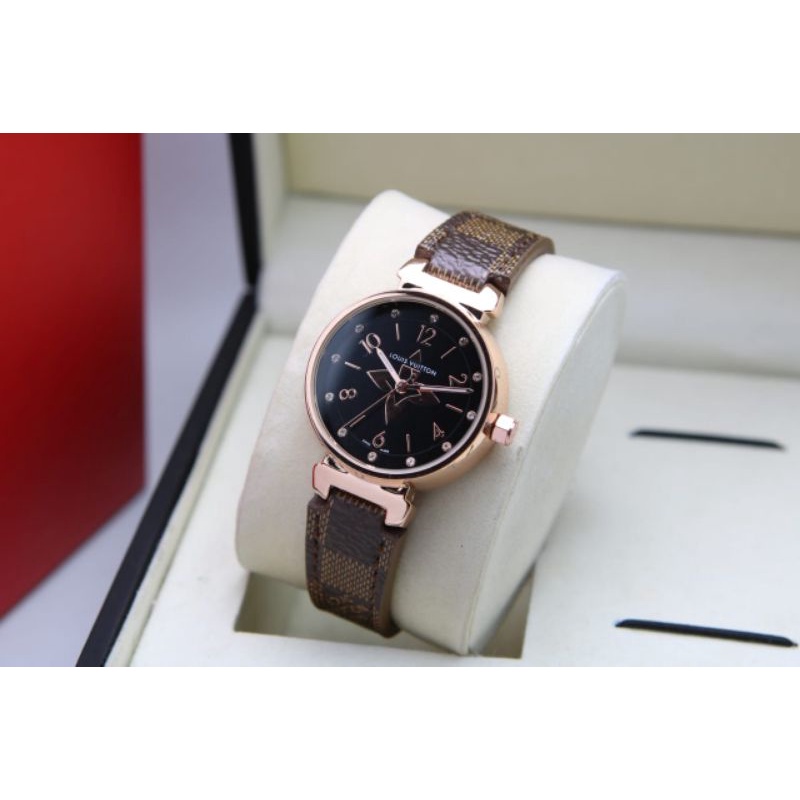 BEST SELLER....New Jam Tangan Wanita Fashion LOUIS VITTON LV88 Grade Premium Branded
