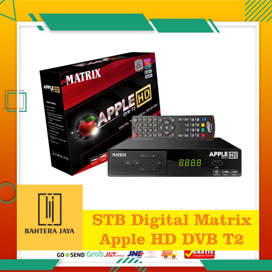 stb digital matrix apple hd dvb t2 red