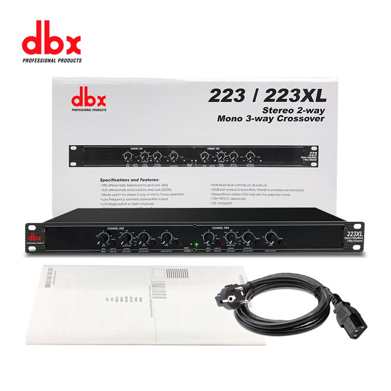 [COD] DBX 223XL Pembatas Crossover BARU dua saluran 2 pembagi