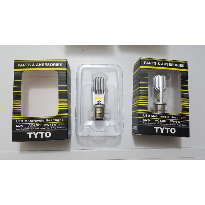 Lampu Utama Led H6 Motor H6 Philips 5500K Grade A+ - Putih