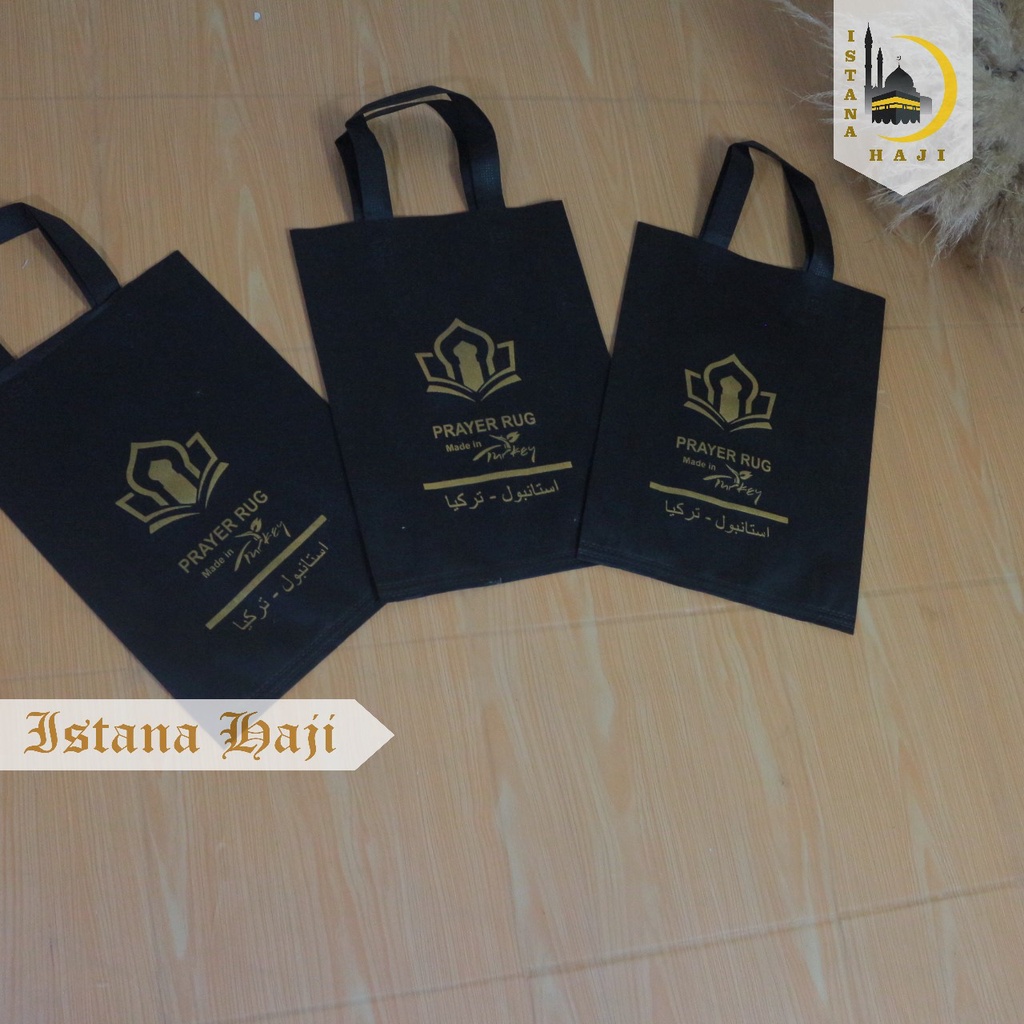 Tas Kain Spunbond Goodie Bag Tas Sajadah Sarung Mukena Tas Kado Hadiah Hampers Wedding Custom