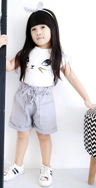 Celana pendek daily hotpant anak Size 2-7 tahun kids dan junior  candy pants nablfashion