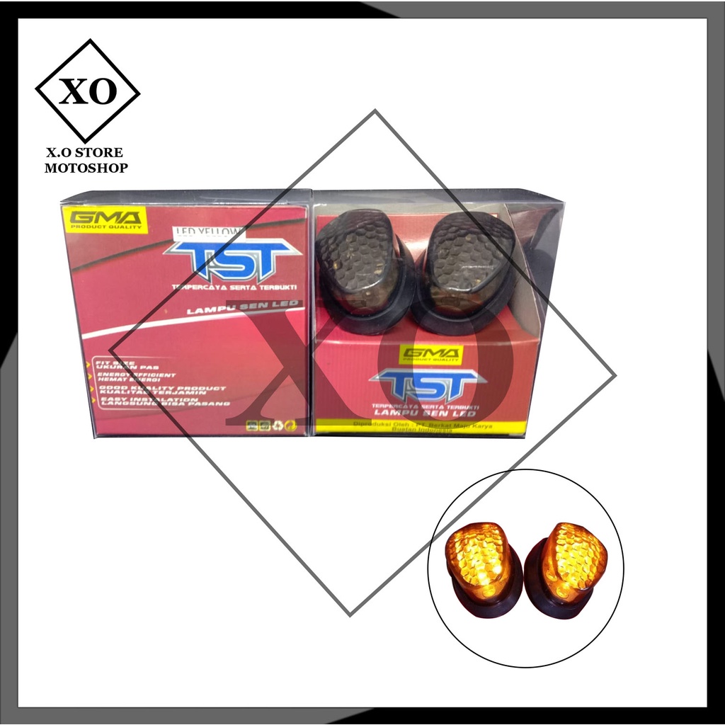 Sen Tempel Lampu Sein Tempel GMA TST Fairing firing Sein Tempel Segitiga LED Universal R15 V2 V3/Cbr