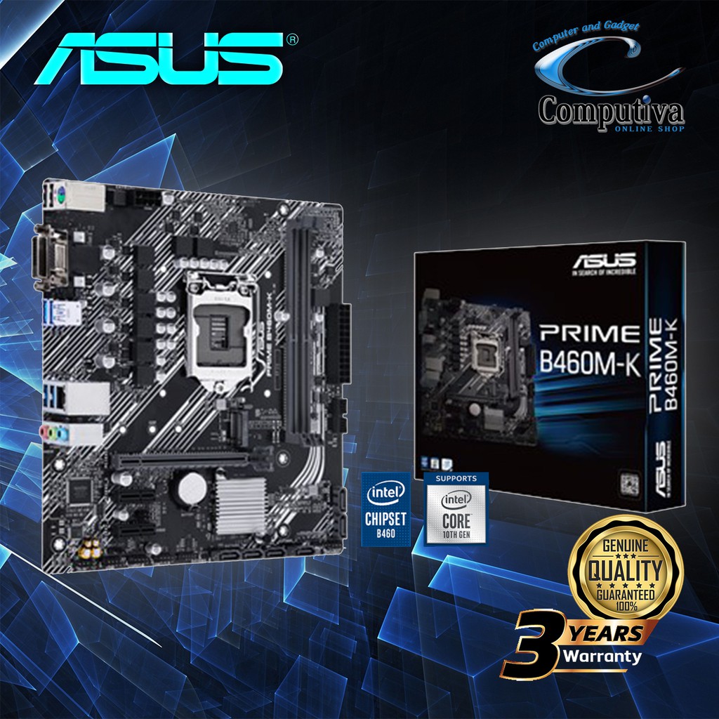 ASUS PRIME B460M-K (LGA 1200, B460, DDR4)