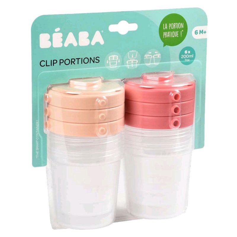 BEABA Clip Portions 6x200ml