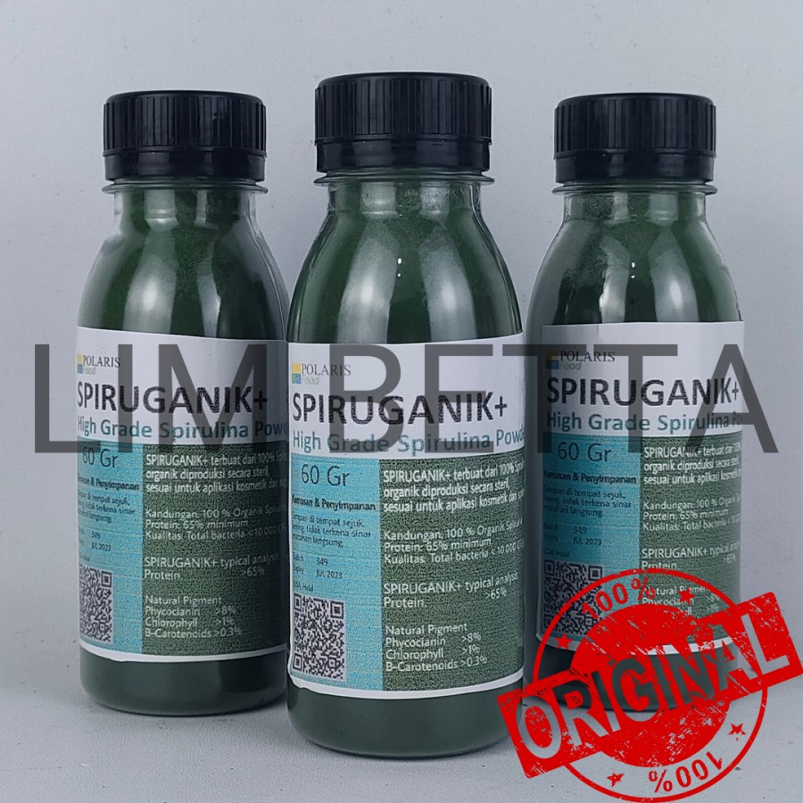 (60 Gr) SPIRUGANIK + 60 GRAM / SPIRULINA SPIRUGANIK +