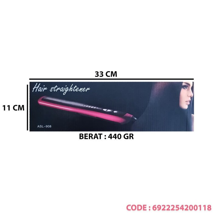 HAIR STRAIGHTENER sisir rambut elektrik meluruskan rambut