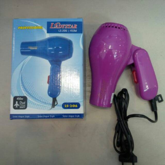 HAIR DRYER LADYSTAR MURAH/ PENGERING RAMBUT DAN BULU LADYSTAR