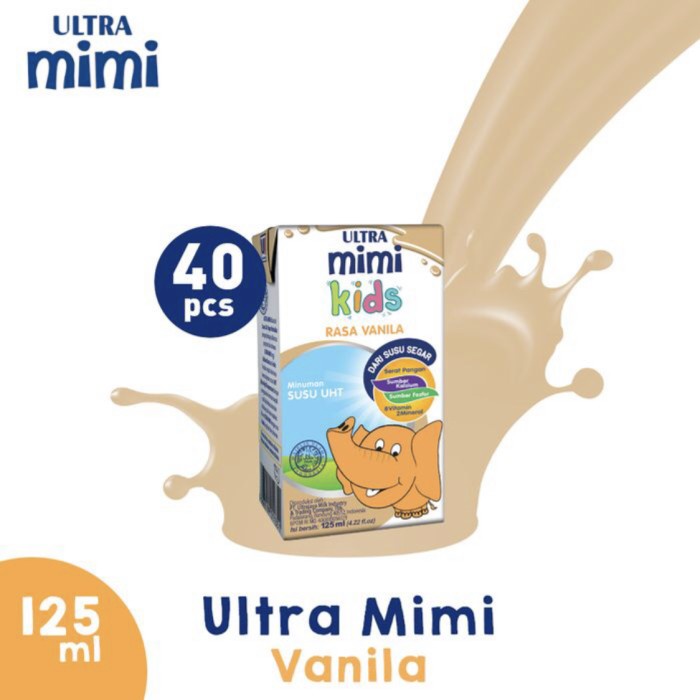 

fe20011vv Susu Ultra Mimi Kids 125 Ml (1 Karton Isi 40 Pcs) Xa201As